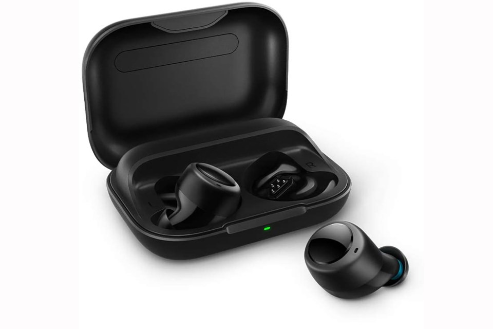 The overheating issue can occur while the earbuds are inside their portable charging case