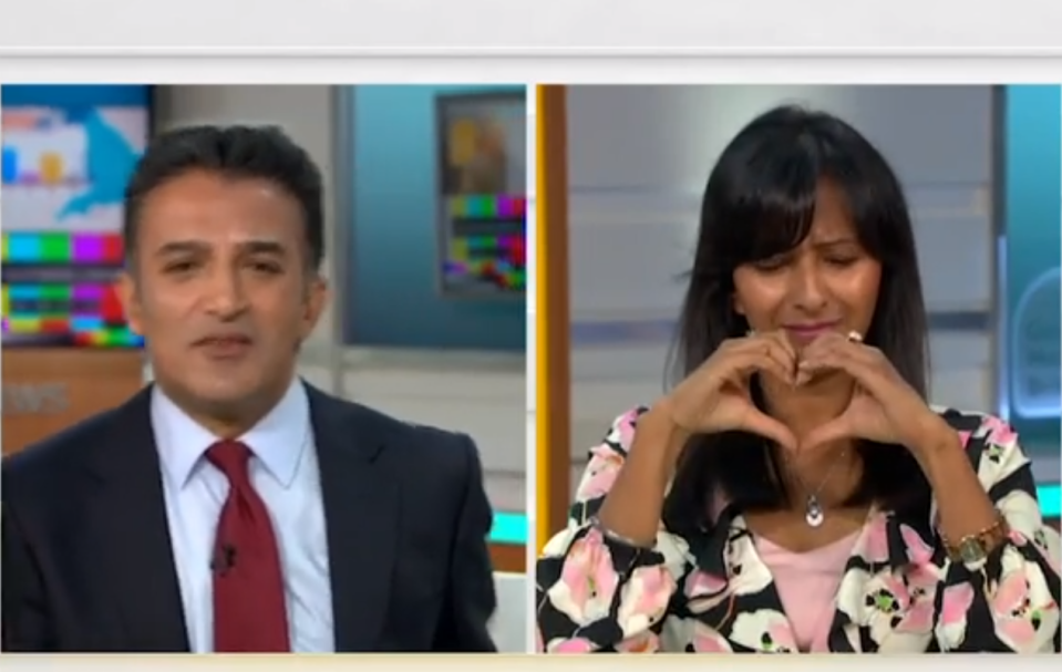 The GMB gang thanked Alexandra for her well-wishes