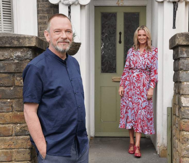 The actor and his on-screen mum Kathy (Gillian Taylforth) are in a special mums-and-sons edition of the EastEnders spin-off