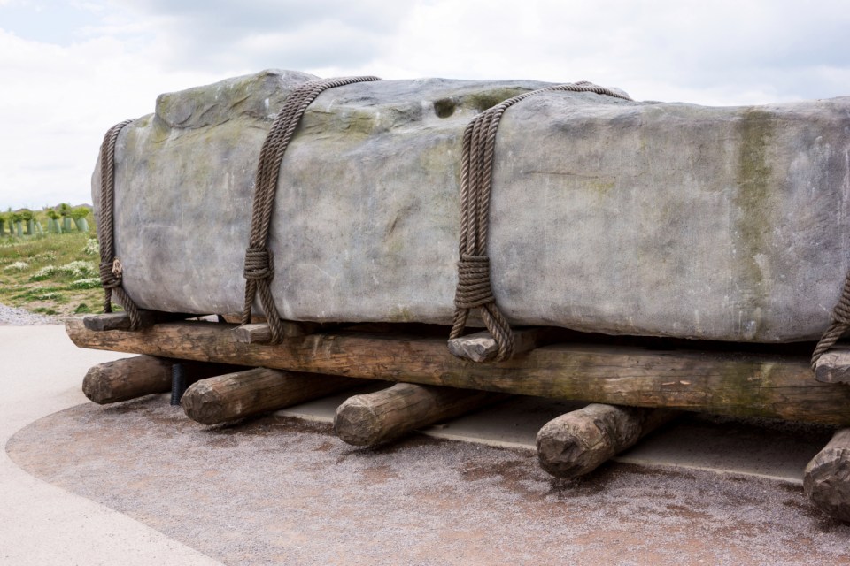 It is now generally accepted that the monoliths were dragged to Stonehenge using a sledge system