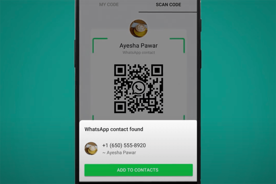 You can now add pals on WhatsApp using a QR code