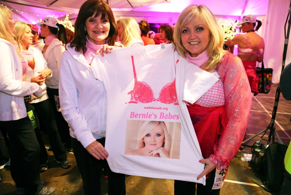 Linda Nolan and Anne Nolan did a charity walk for their sister Bernie who died of breast cancer in 2013