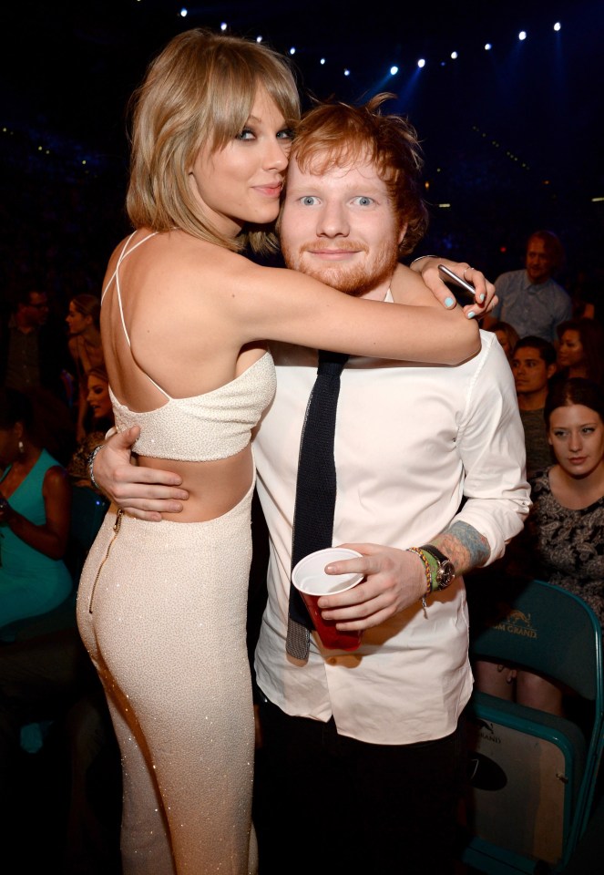 He added 'I was this 22-year-old awkward British kid going on tour with the biggest artist in America' - seen here with Taylor Swift