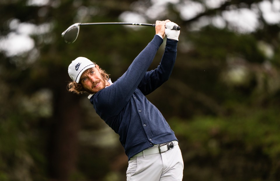 England's Tommy Fleetwood in action at the USPGA in San Francisco on day three last night