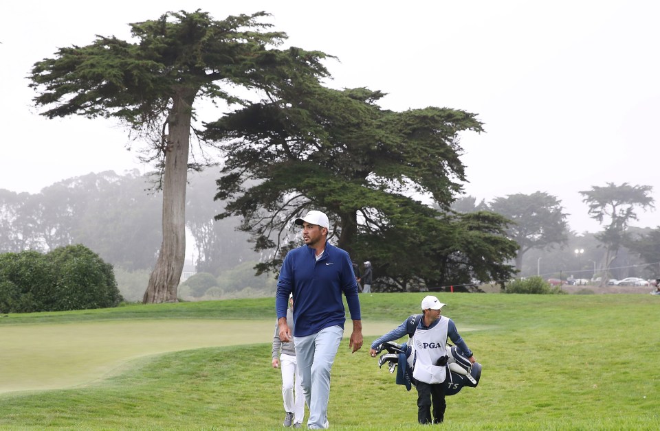 Australia's Jason Day heads to the 18th hole at the USPGA in San Francisco