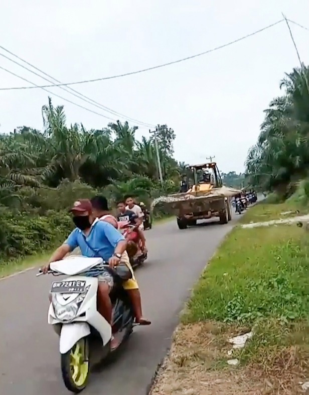 Villagers insisted on burying the animal themselves to ward off its evil spirit