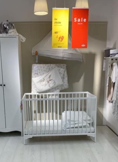 Another shopper pointed out the heavily discounted cot for just £19