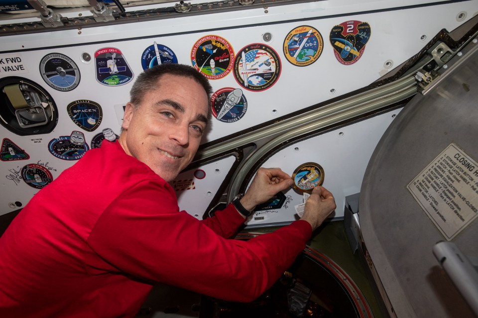 US astronaut Chris Cassidy is one of the station’s three current crew members