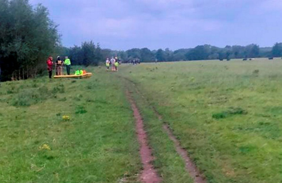 Rescue teams at the Broken Scar in Darlington later discovered a body