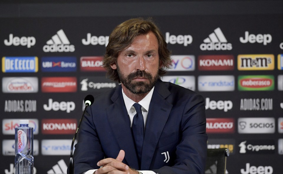 Former Old Lady star Andrea Pirlo has replaced Maurizio Sarri in Turin