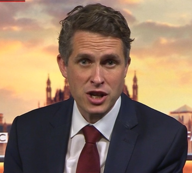 Gavin Williamson dodged questions today on whether he would quit