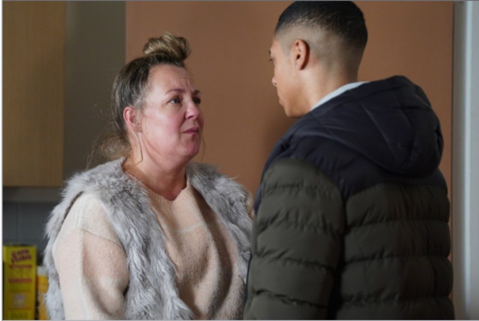 Lorraine plays the lovable Karen Taylor on EastEnders