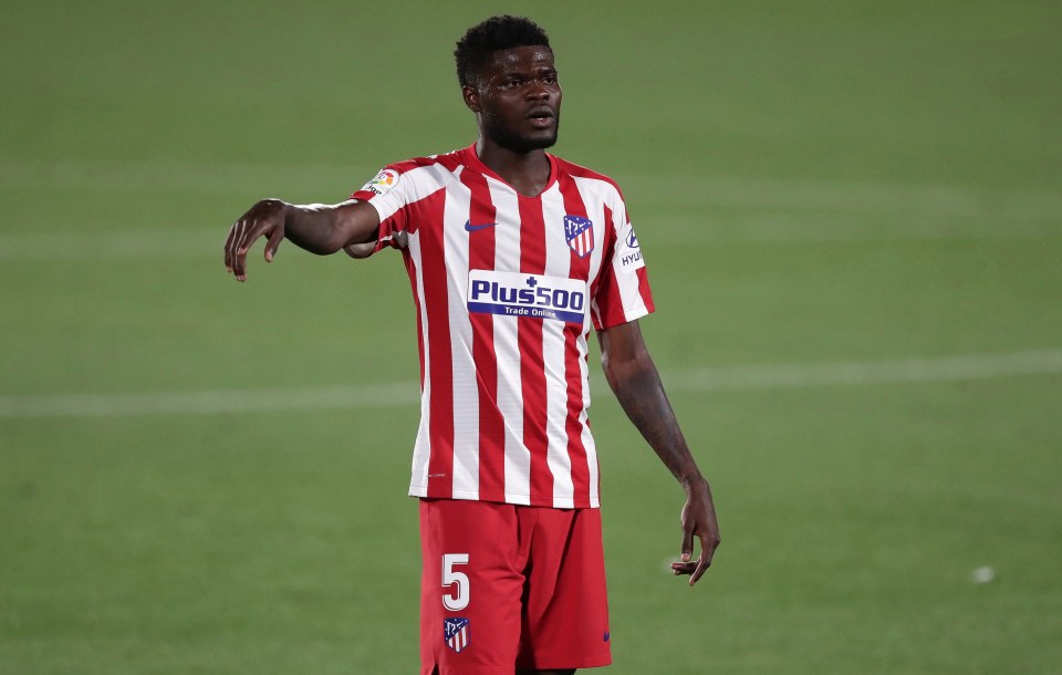 Atletico Madrid anchorman Thomas Partey has long been on the wish-list of Emirates boss Mikel Arteta