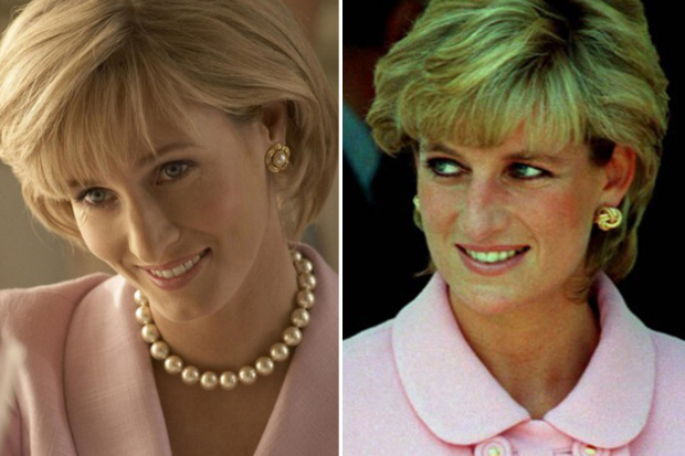 Genevieve was made to look similar to Princess Diana