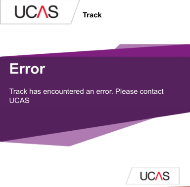 The UCAS website has crashed