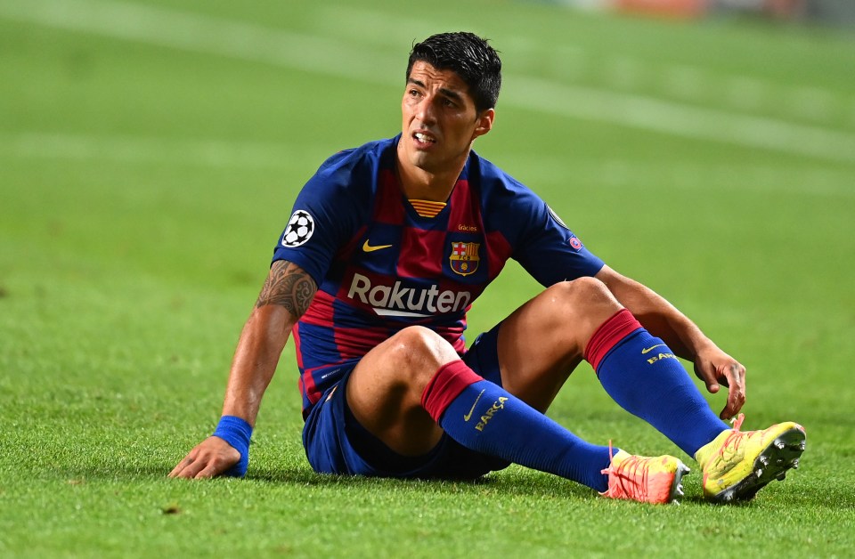 Luis Suarez has been put on Barcelona's transfer list