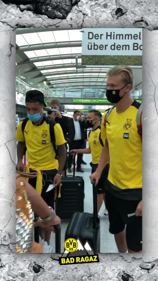 He is flying to Switzerland with Borussia Dortmund for their pre-season training as a result