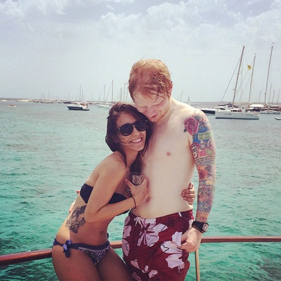 Ed was once linked to model Athina Andrelos