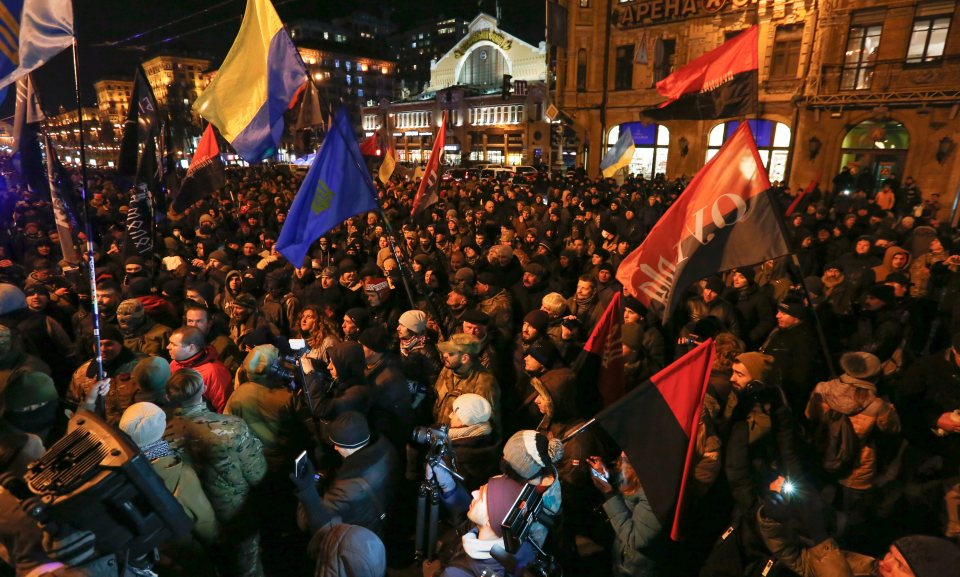 Ukraine saw similar protests in 2014 that toppled the pro-Kremlin president