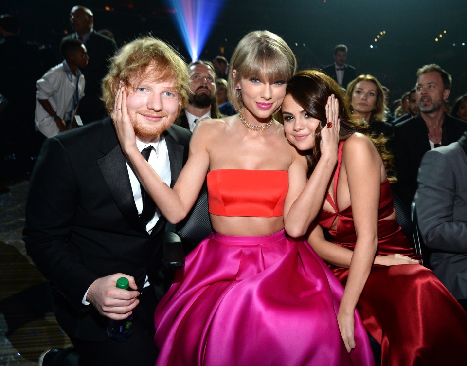 The singer has spoken about 'going off the rails' and the reasons behind taking his year off - pictured with Taylor Swift and Selena Gomez