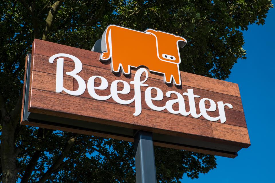 Beefeater has confirmed it's removed the £10 Eat Out to Help Out cap