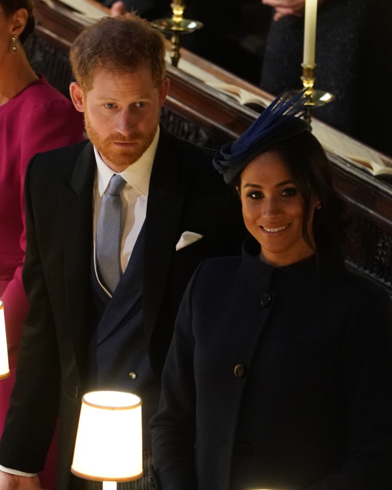 Meghan Markle and Prince Harry told family the duchess was pregnant on Princess Eugenie’s wedding day