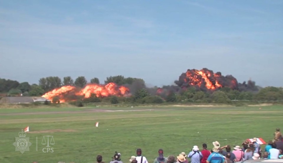 The incident was the deadliest air show in the United Kingdom since 1952