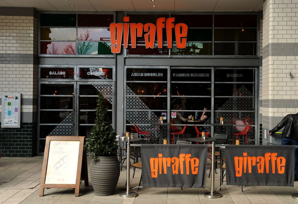 Giraffe is taking part in Eat Out to Help Out and you won't be capped at £10 off