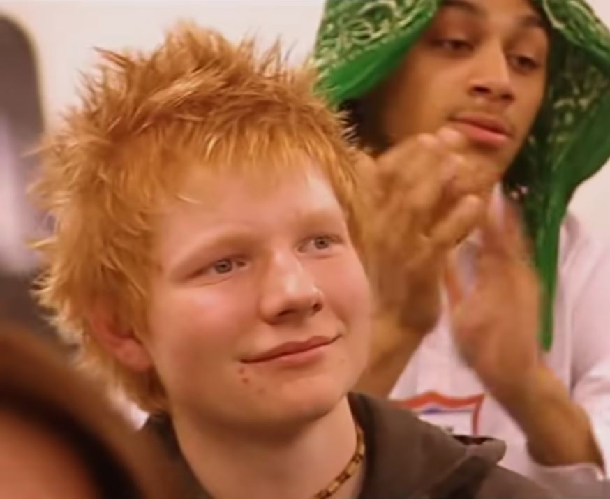 Ed as a teen before fame