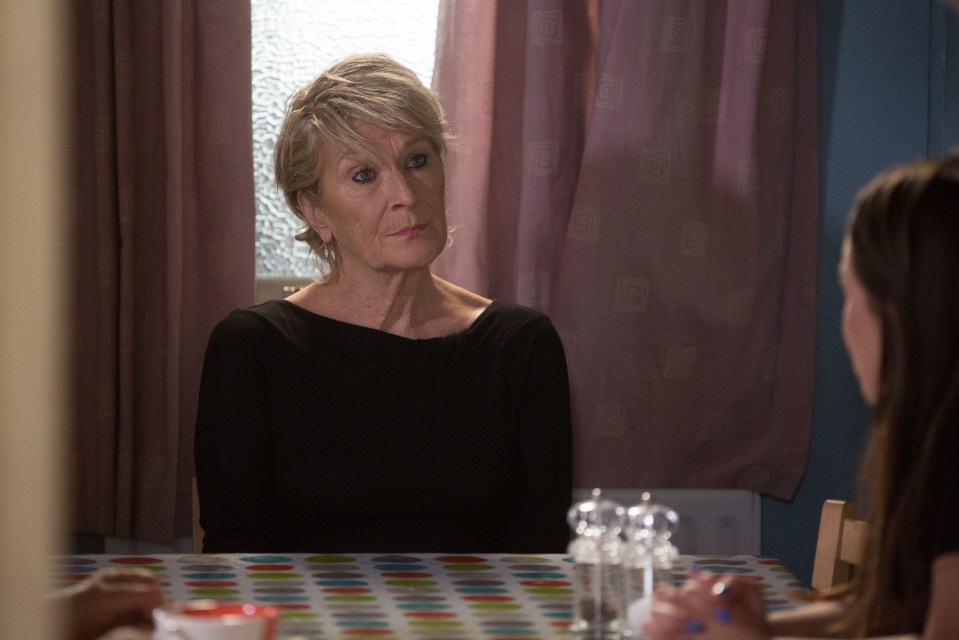 Linda plays hardfaced Shirley Carter