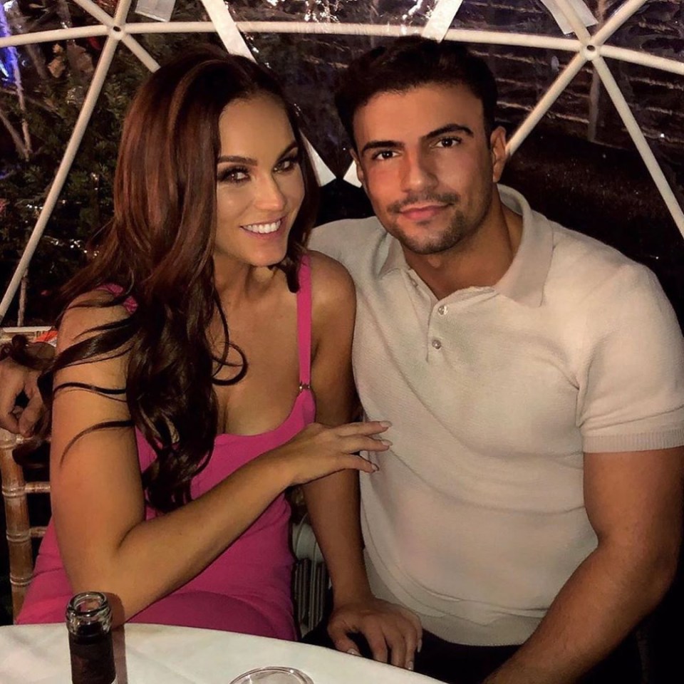 Luckily, Vicky is happily coupled up with TOWIE star Ercan Ramadan