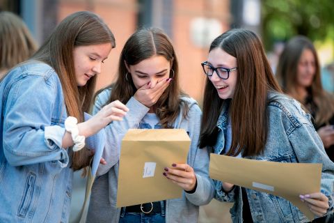 Nervous pupils find out their GCSE grades today