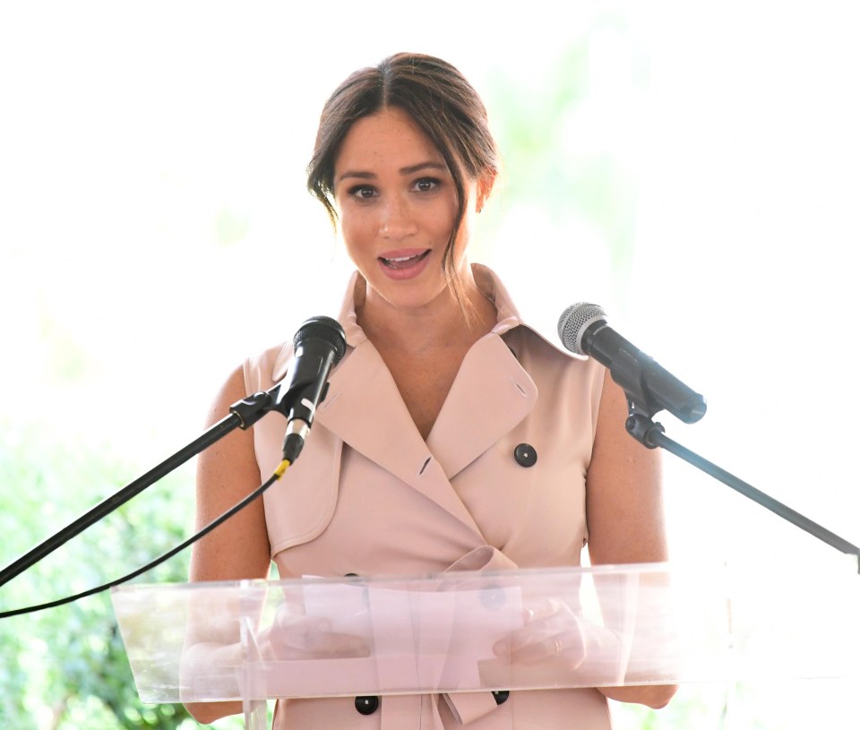 The Duchess of Sussex was said to be "frustrated" by not being able to speak politically in the royal family