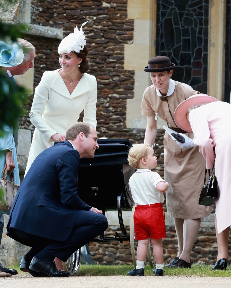 The Cambridges are seen with their nanny Maria Teresa Turrion Borrallo