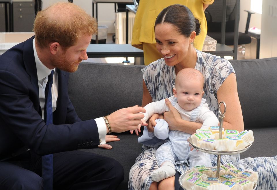 Meghan and Harry took their baby boy on tour through Africa