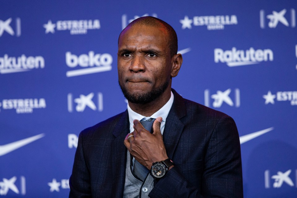 Eric Abidal has lost his job amid Barcelona's massive overhaul