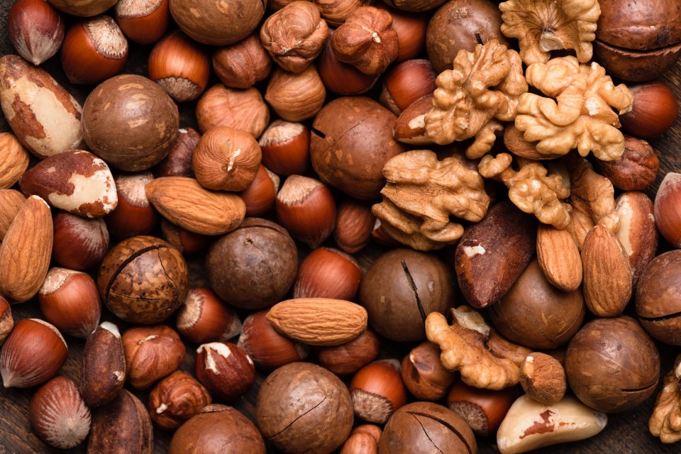 Nuts such as walnuts and almonds can help with your sleep 