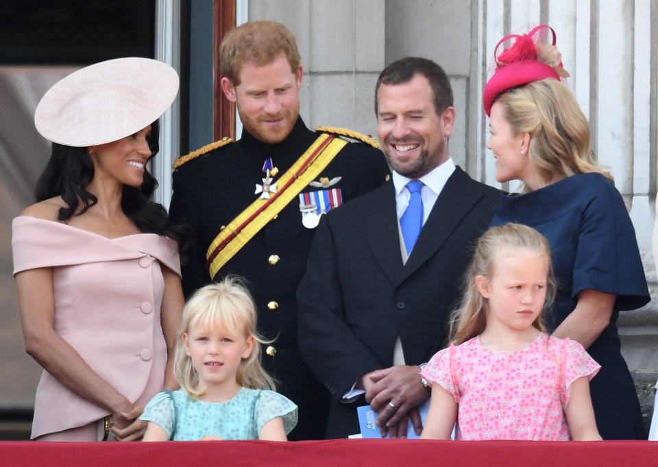 The Trooping the Colour usually takes place in June [Meghan and Harry pictured at the event in June 2018]