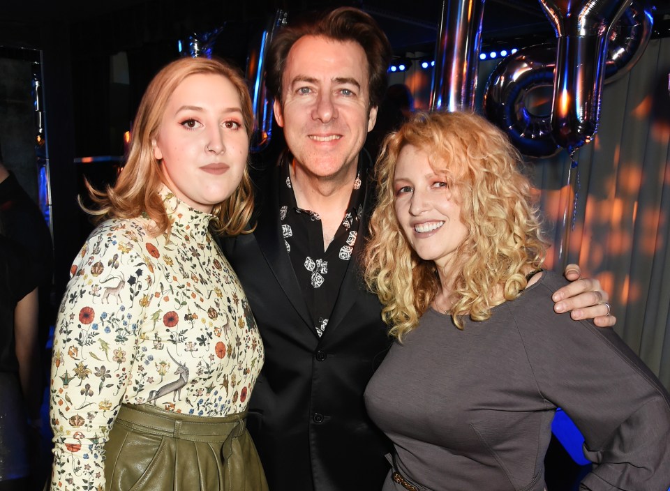 Honey's parents are TV presenter Jonathan Ross, 62, and screenwriter Jane Goldman, 53