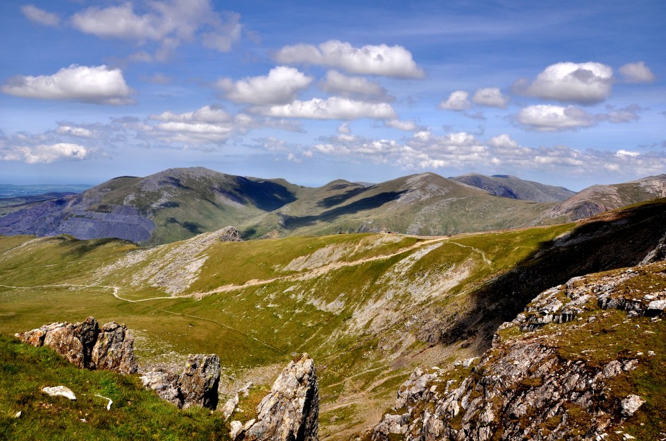 The mountain and the village below will have security guards patrolling