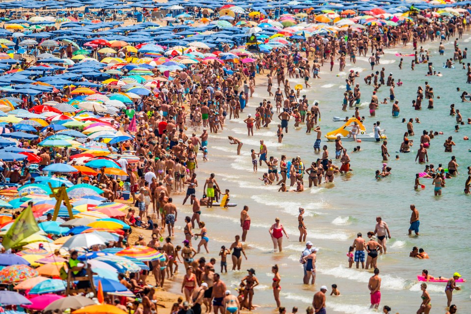 Benidorm is Spain’s fourth most popular tourist destination