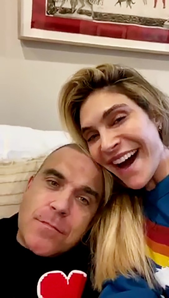 Ayda Field revealed she gave husband Robbie Williams charcoal tablets to help stop his constant trumping