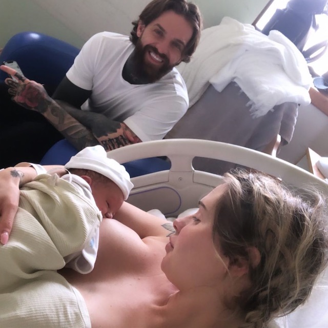 Aaron Chalmers has split from girlfriend Talia Oatway just four months after the birth of their first child together