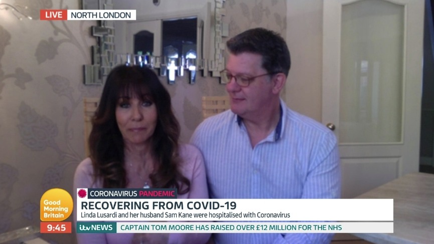 Linda made an emotional appearance on GMB after her ordeal