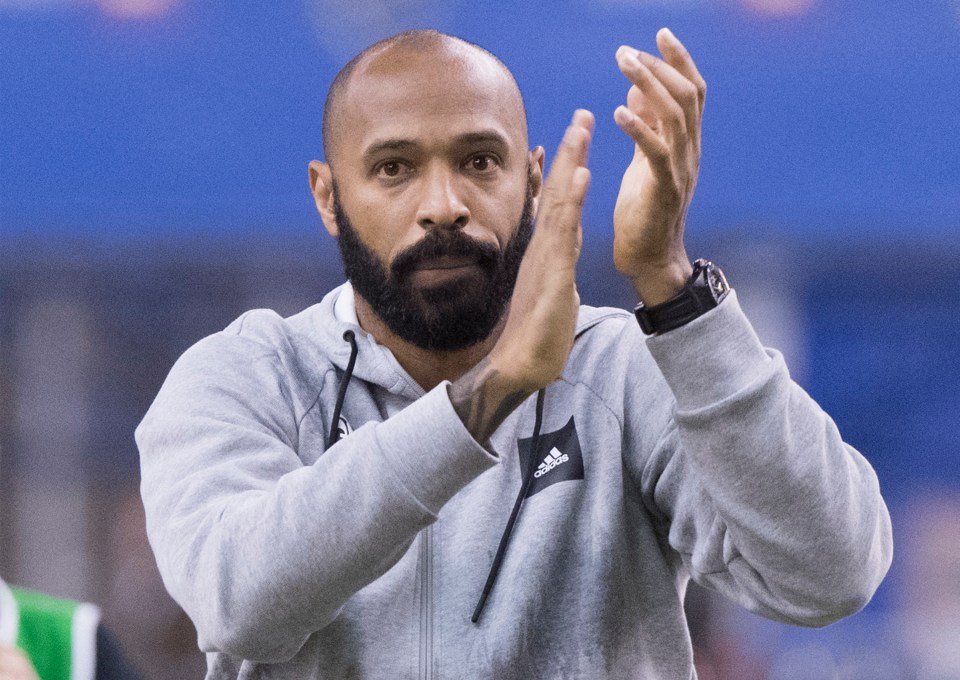 Thierry Henry is currently managing Montreal Impact in MLS