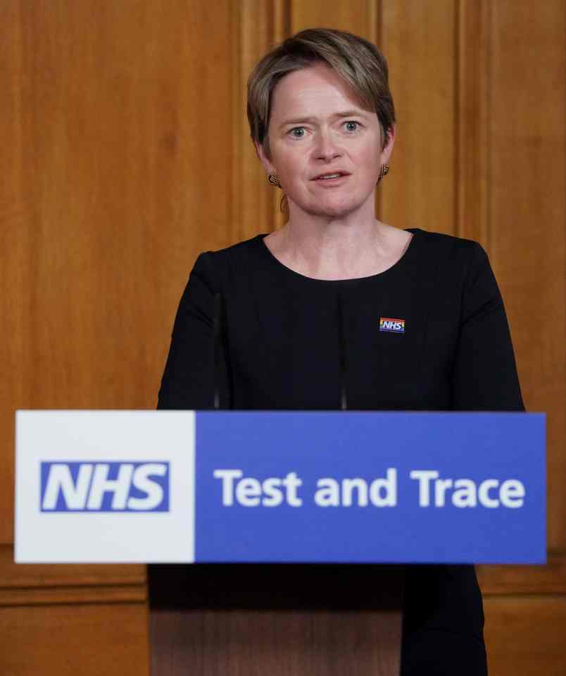 Baroness Dido Harding, executive chair of NHS Test and Trace, said the service 'must be local by default'