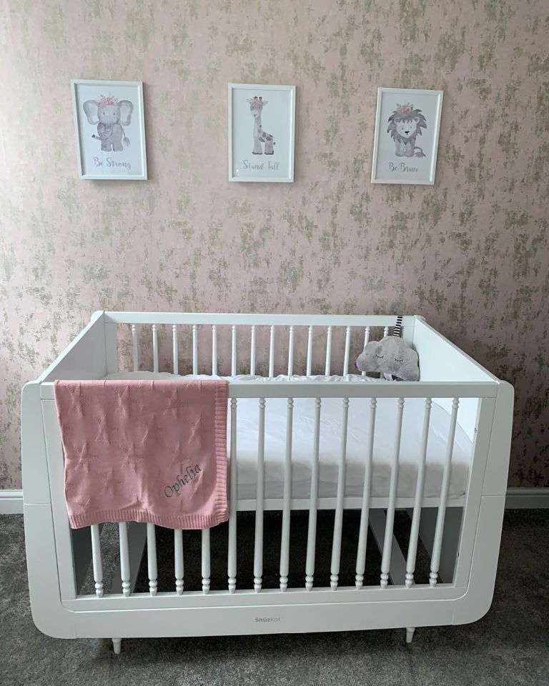 She previously shared snaps of her baby's nursery