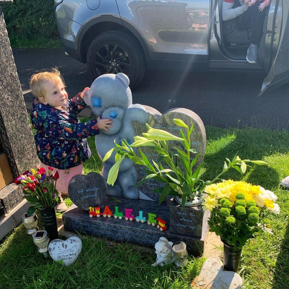 Noel and Sue regularly visit Alfie's grave. He would be six years old