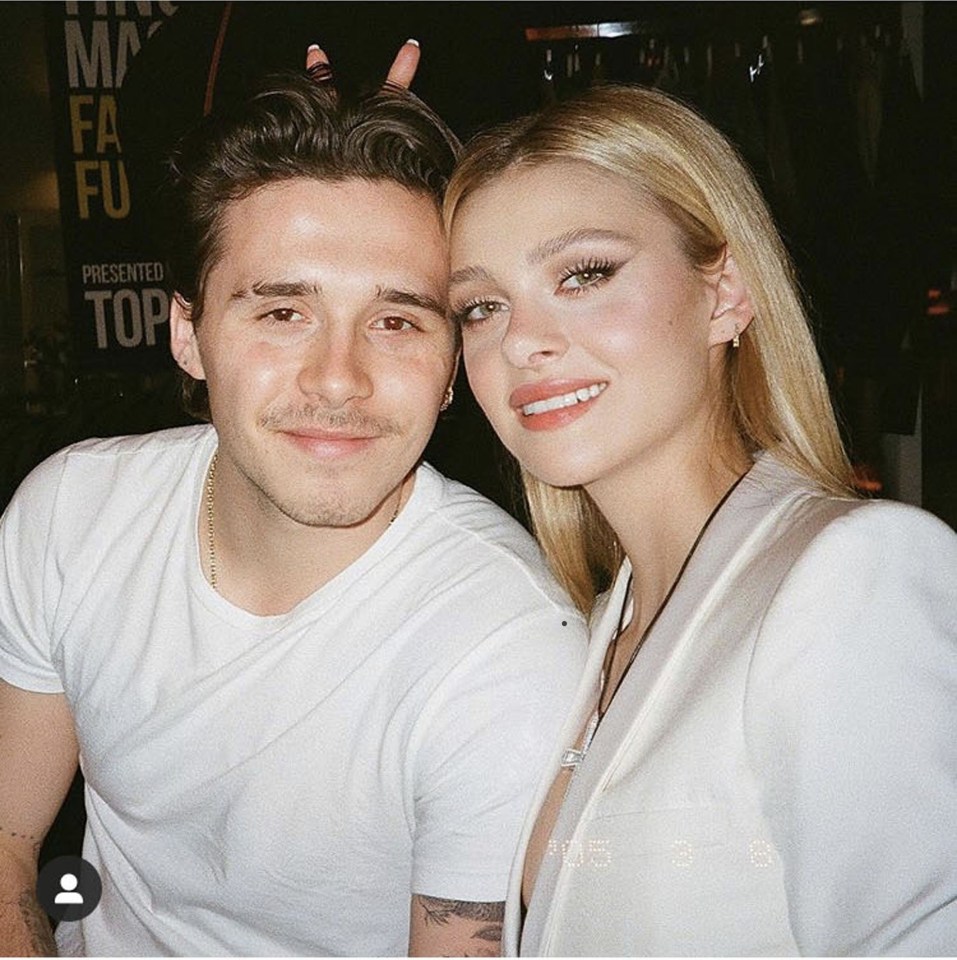 Beckham and Peltz had been dating for eight months