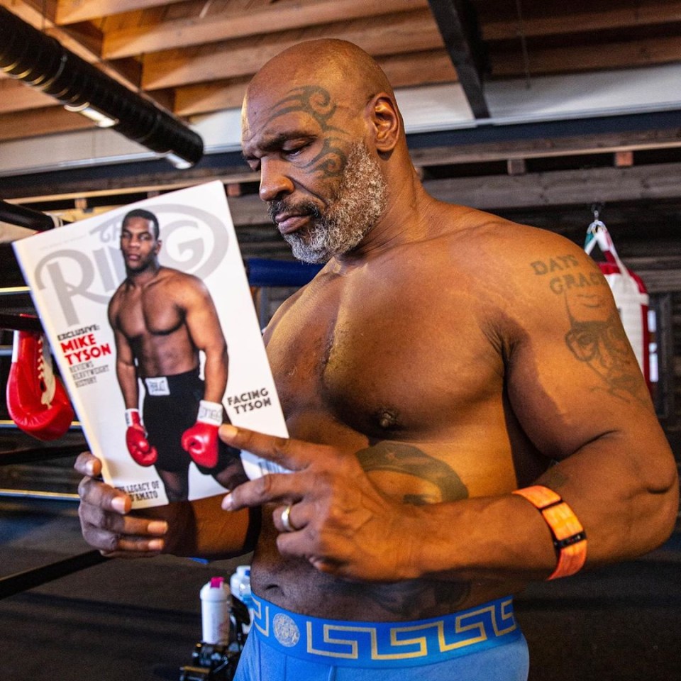 Mike Tyson has been knuckling down in the gym ahead of his comeback 